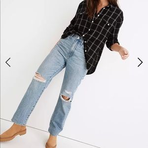 Madewell straight vintage jeans petite